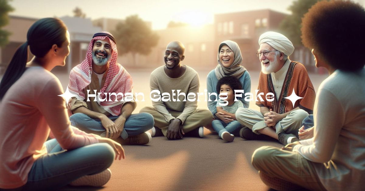 Human Gathering Fake