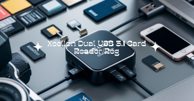 Xcellon Dual USB 3.1 Card Reader/Reg: A Speed Demon For Your Data